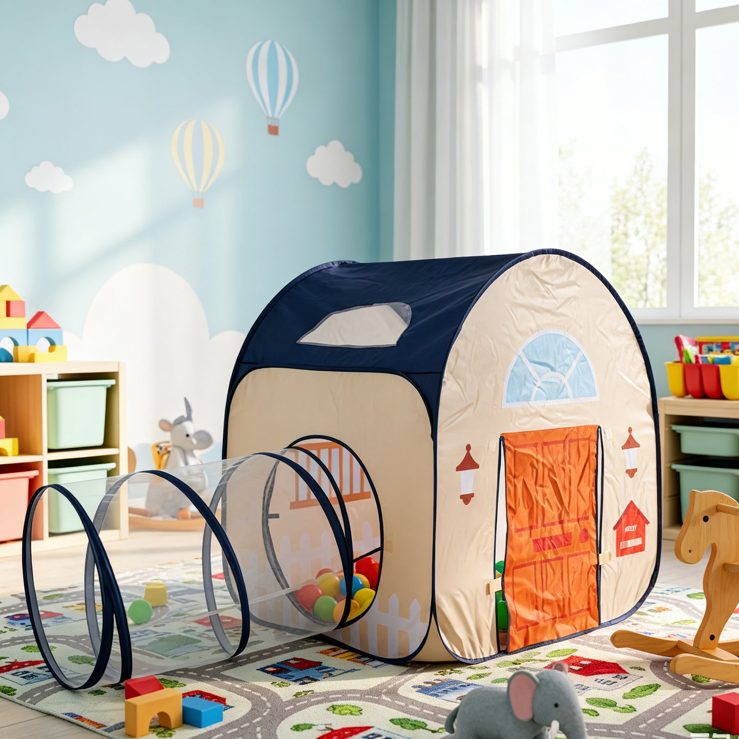 Jessruly® Play Tent with Tunnel