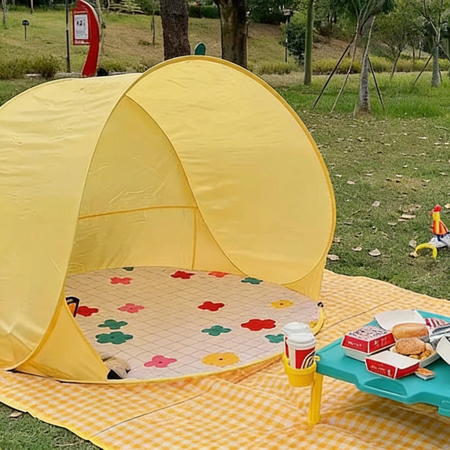 Tente de plage pop-up Jessruly® – Abri solaire pliable instantané pour les aventures en plein air, tente portable anti-UV pour la plage, le camping et la famille