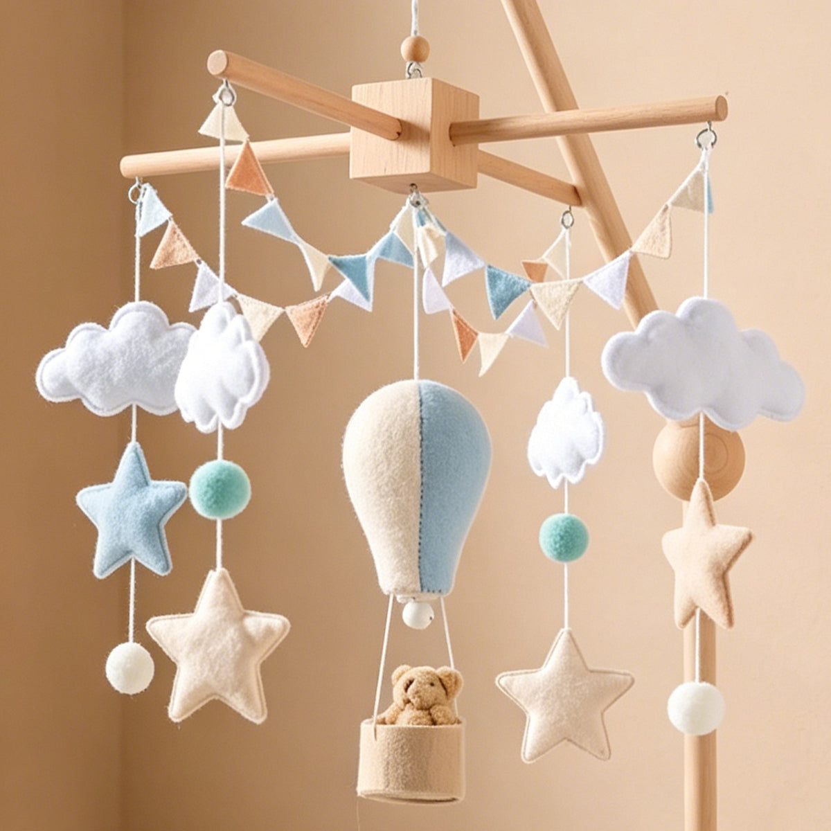 Jessruly® Neutral Hot Air Balloon Mobile