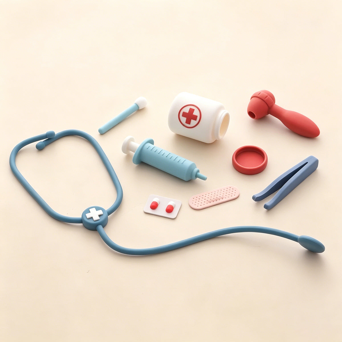 Jessruly® Silicone Doctor Play Set