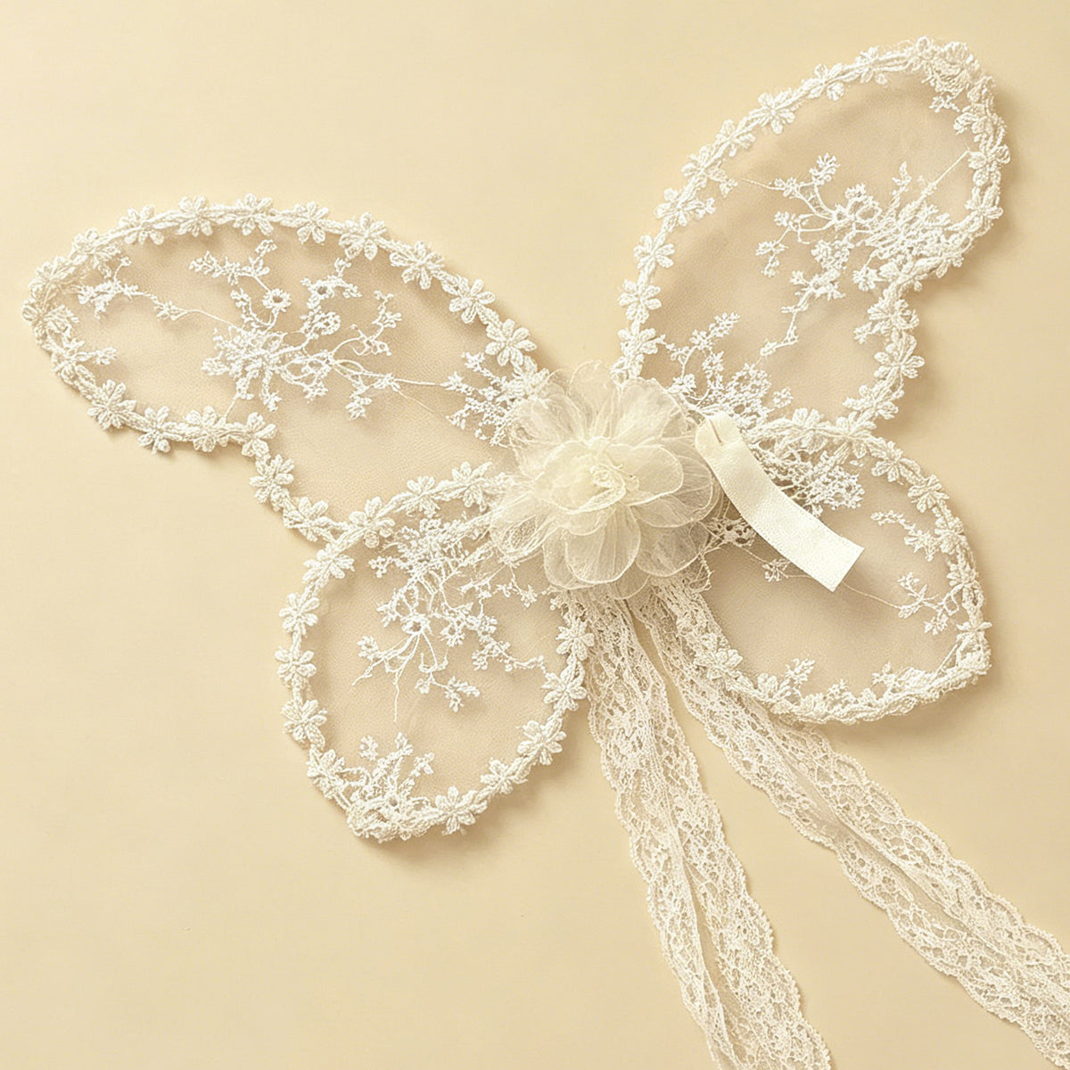 Jessruly® Fairy Wings – Delicate Lace Butterfly Wings for Photography, Photobooth Props & Nursery Decor