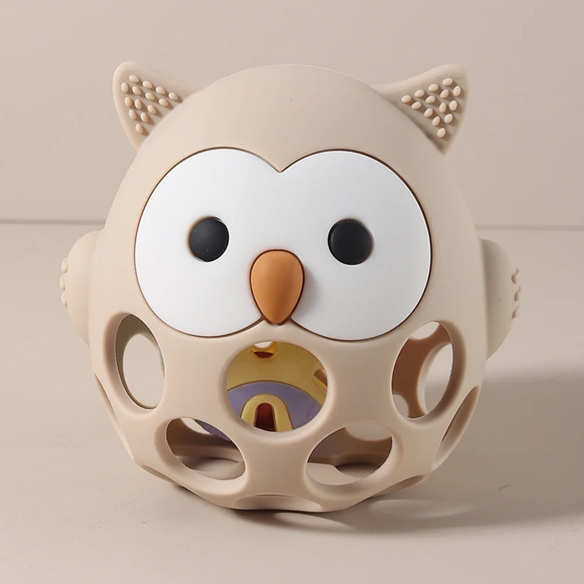 Jessruly® Owl-Shaped Silicone Teether Glove with Pacifier Clip