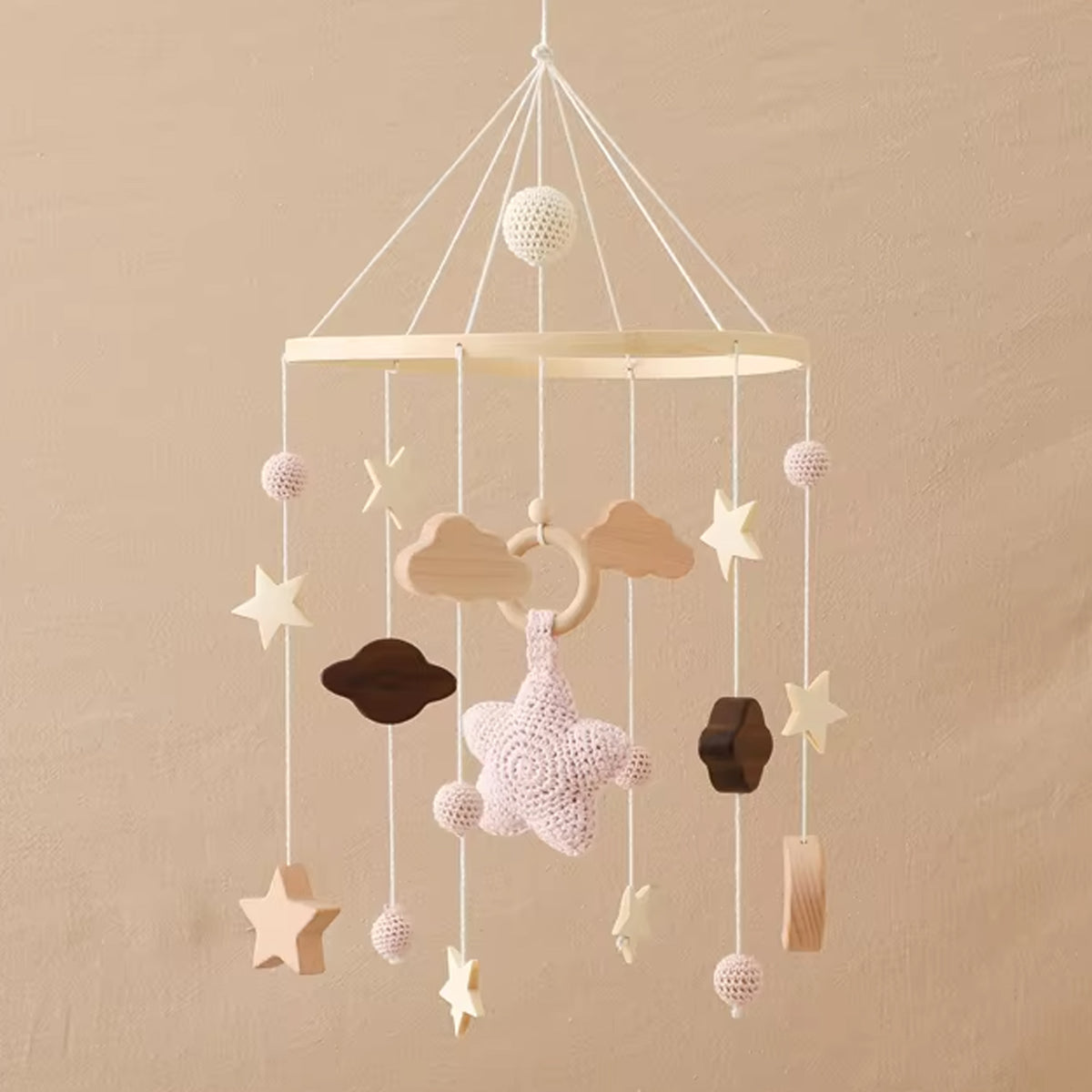 Jessruly® Wooden Bed Bell Crib Mobile