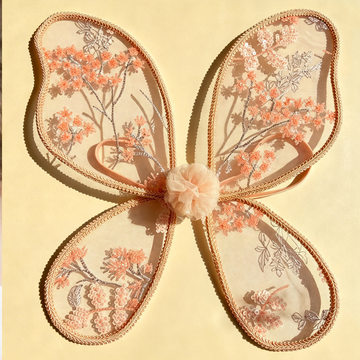 Jessruly® Embroidered Flower Fairy Wings (60×40 cm / 23.62×15.75 in)
