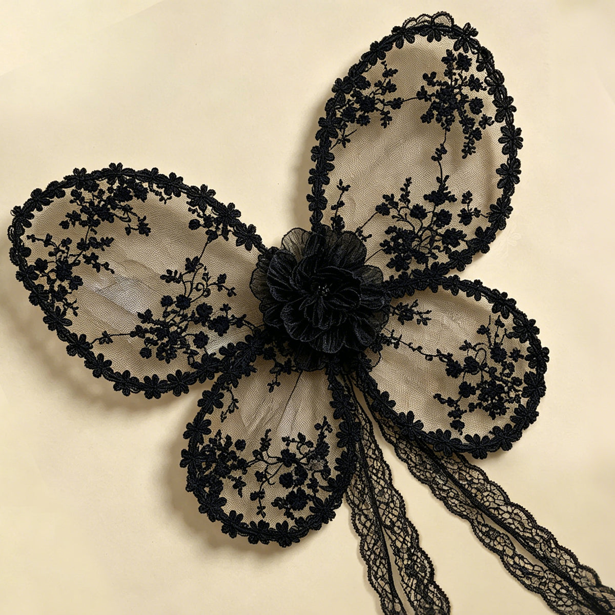 Jessruly® Fairy Wings – Delicate Lace Butterfly Wings for Photography, Photobooth Props & Nursery Decor