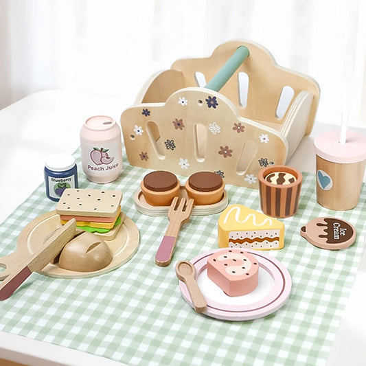 Jessruly® Wooden Cutting Fruit & Vegetable Set