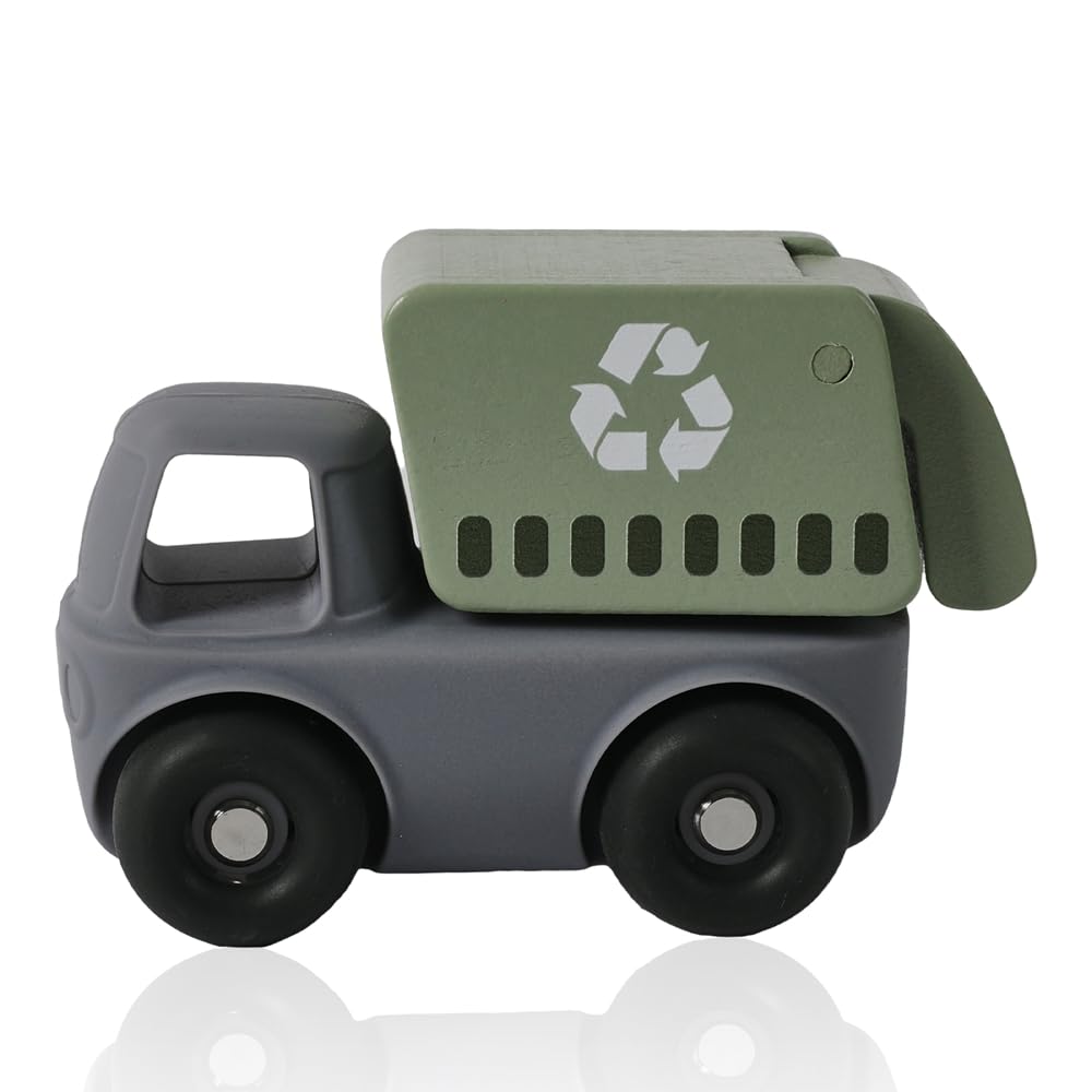 Jessruly® Wooden & Silicone Toy Cars Set
