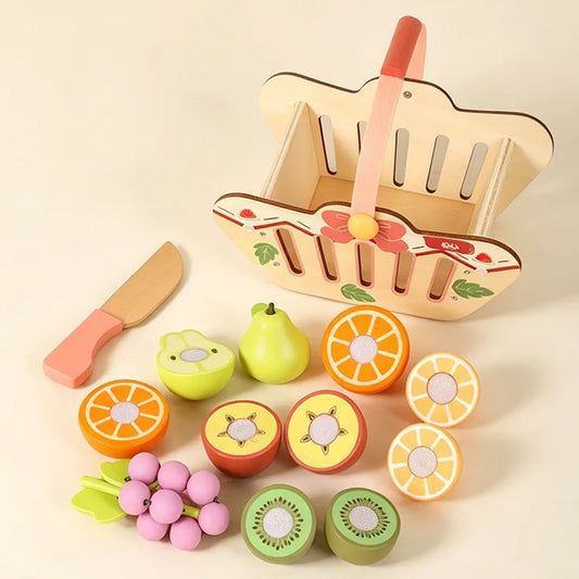 Jessruly® Wooden Cutting Fruit & Vegetable Set