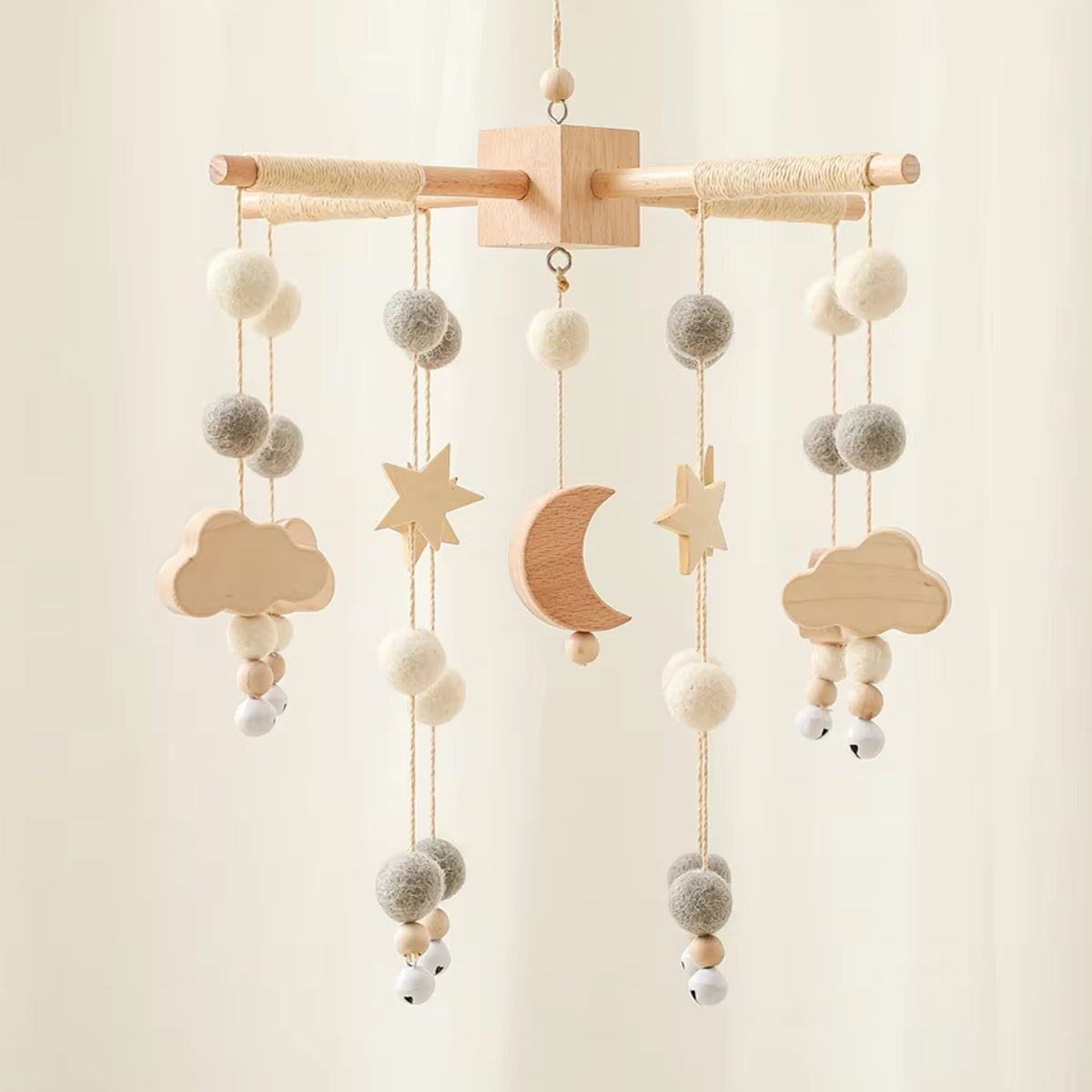 Jessruly® Baby Crib Nursery Mobile Star Moon