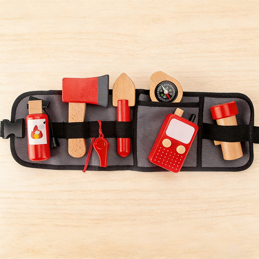 Jessruly® Firefighter Play Belt Set – Premium Rescue Pretend Play Kit with Adjustable Belt, Realistic Firefighter Tools for Imaginative Role-Play & Skill Development