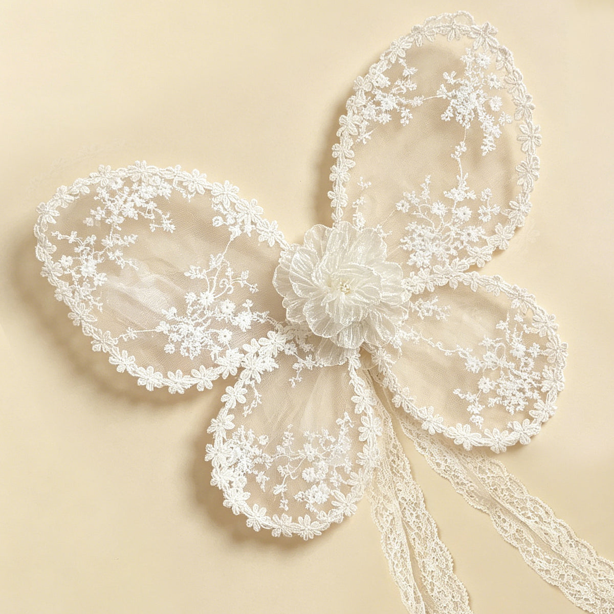 Jessruly® Fairy Wings – Delicate Lace Butterfly Wings for Photography, Photobooth Props & Nursery Decor