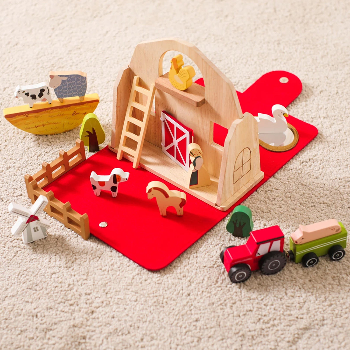 Jessruly® Montessori Barn Toy