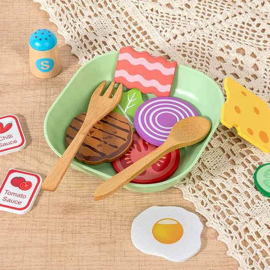 Jessruly®  for Kitchen – Realistic Salad Simulation Cooking Toys