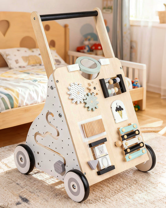 Jessruly® Activity Walker – Multifunctional Push Walker with Wheels