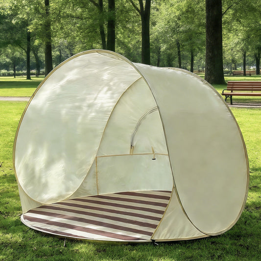 Tente de plage pop-up Jessruly® – Abri solaire pliable instantané pour les aventures en plein air, tente portable anti-UV pour la plage, le camping et la famille