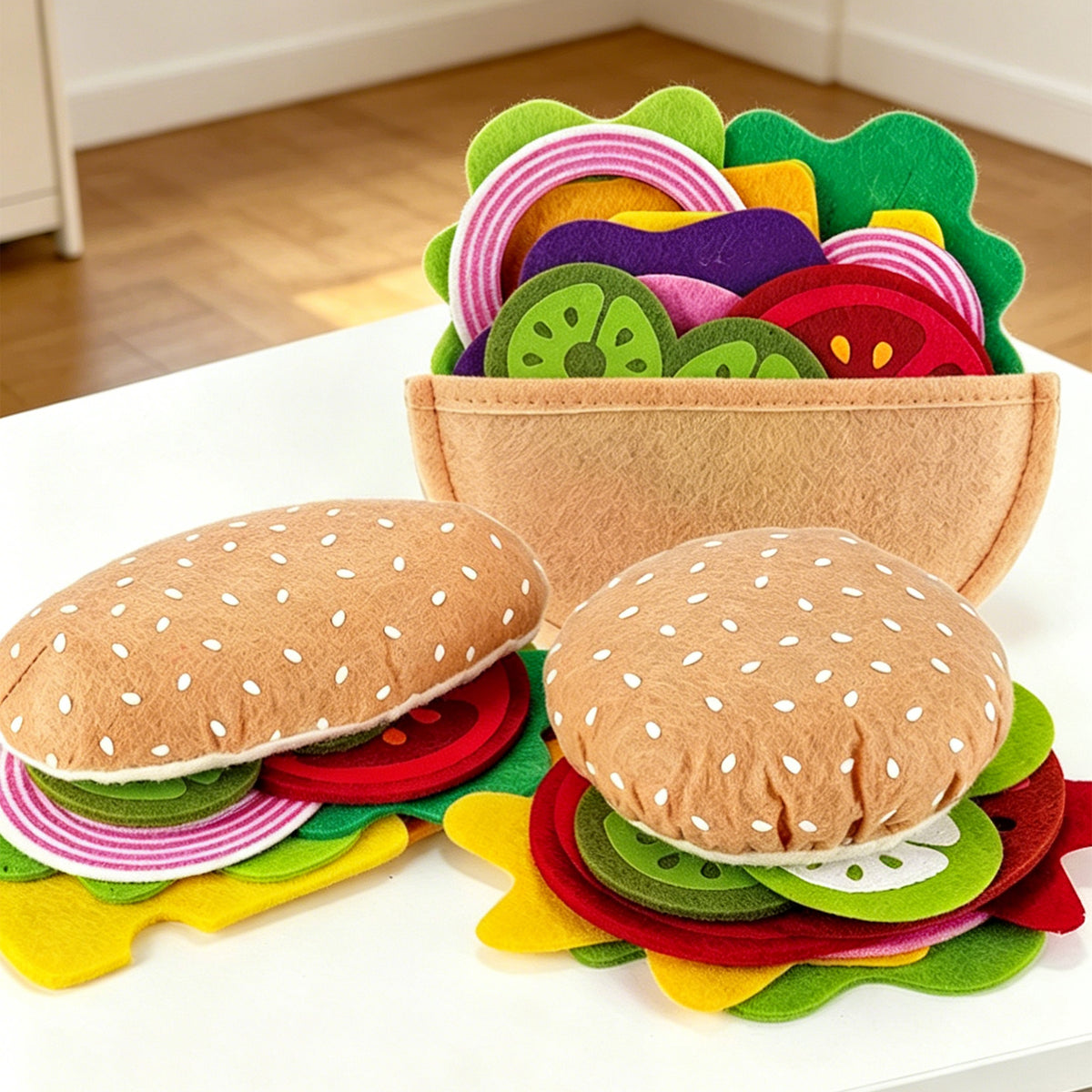 Jessruly® 28PCS Felt Food Burger Sandwich Set