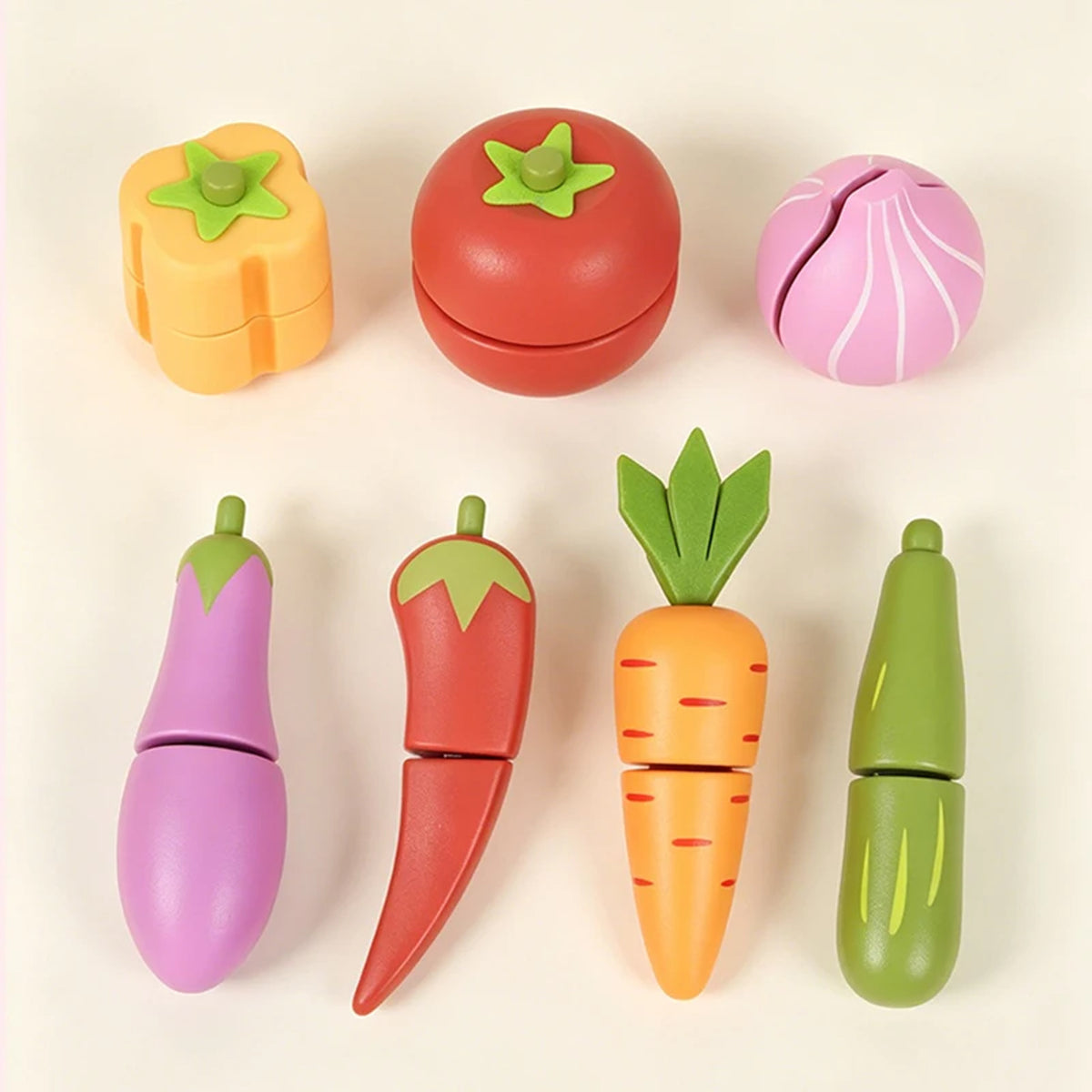 Jessruly® Wooden Cutting Fruit & Vegetable Set