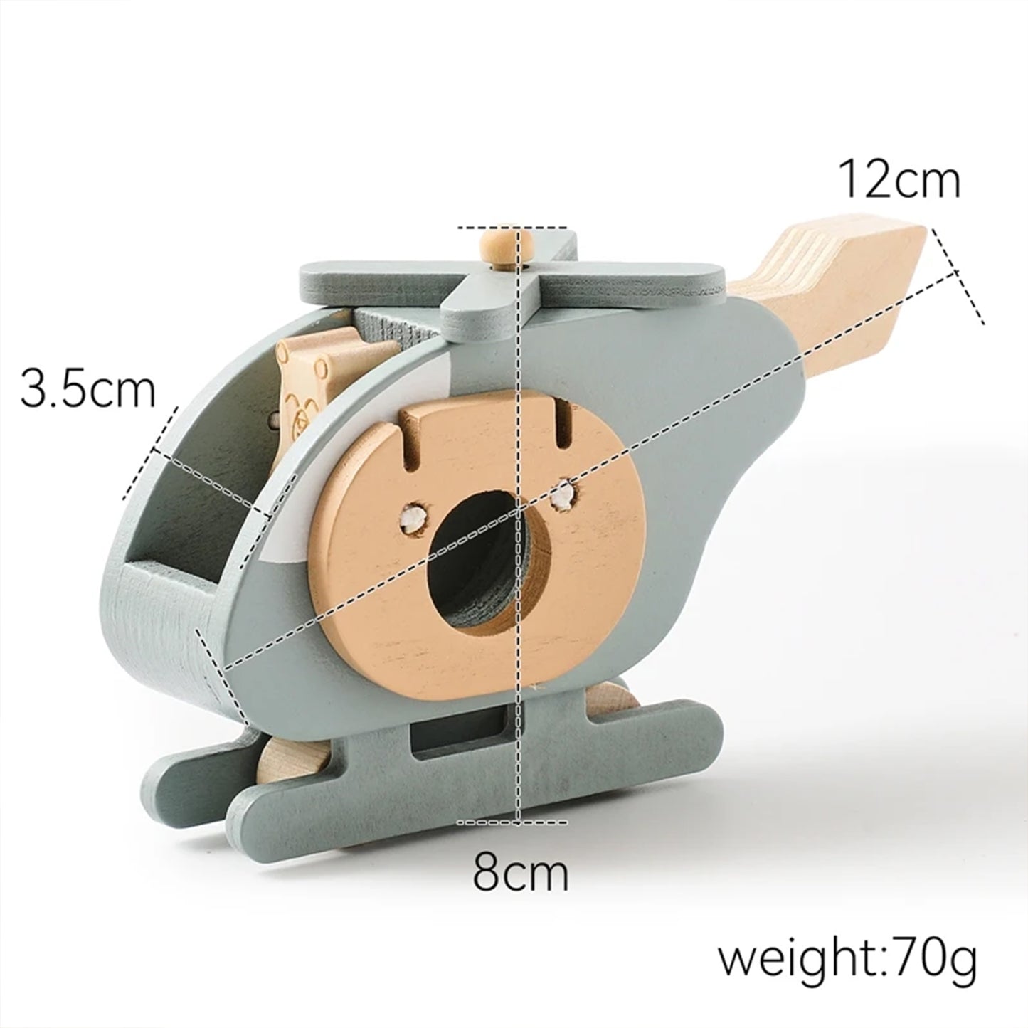 Jessruly® Wooden Airplane Toy