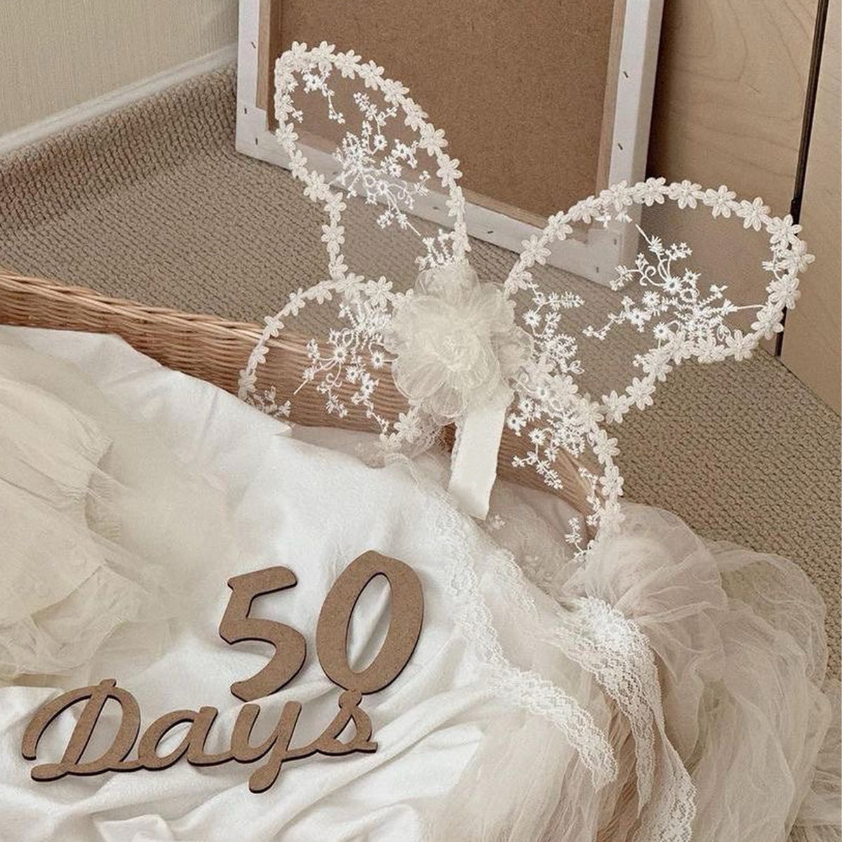 Jessruly® Fairy Wings – Delicate Lace Butterfly Wings for Photography, Photobooth Props & Nursery Decor
