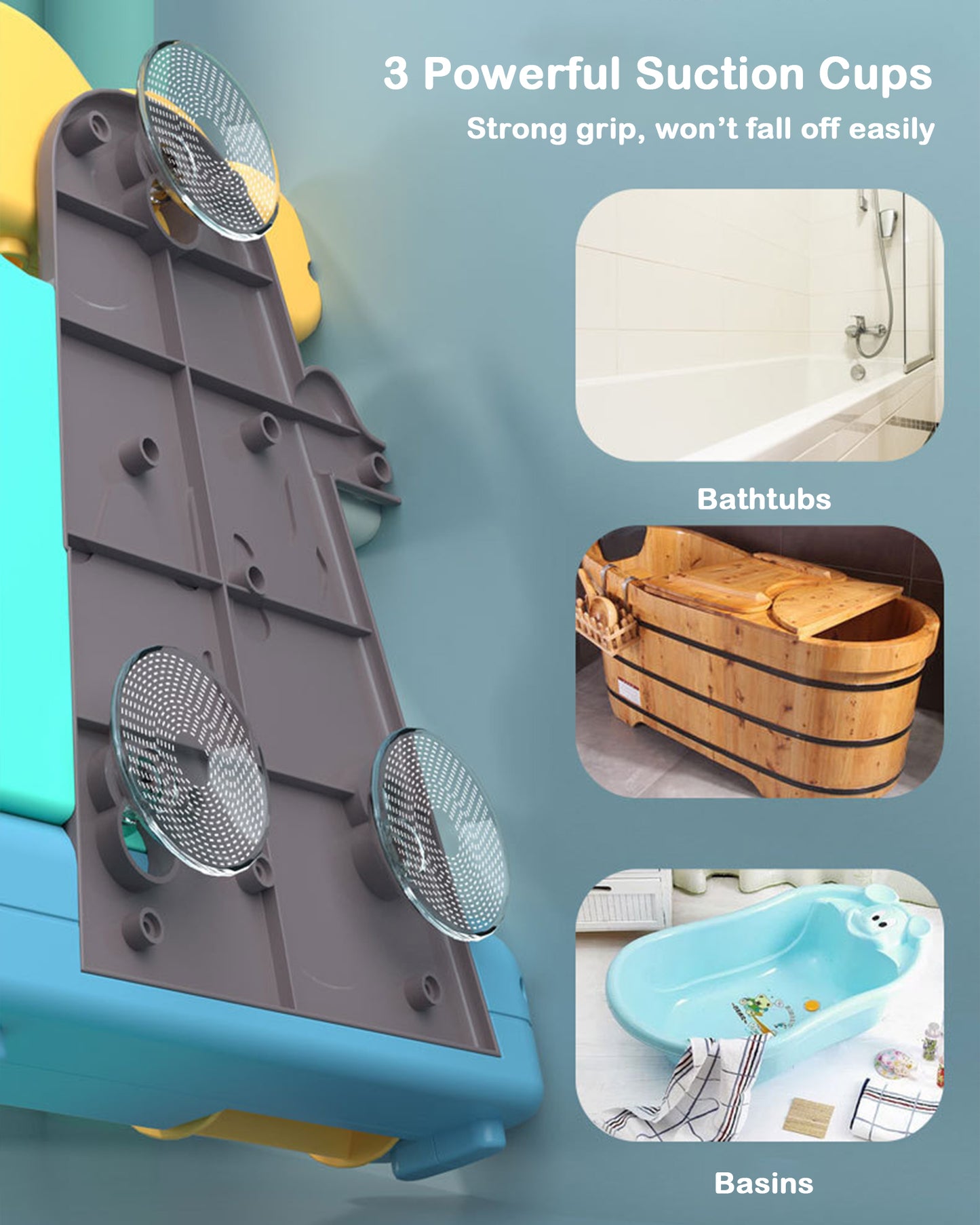 Jessruly® Jouets de bain dinosaure – Ensemble de jeux aquatiques amusants pour le bain, jouets de baignoire en plastique ABS sans moisissure avec des bords lisses et sûrs