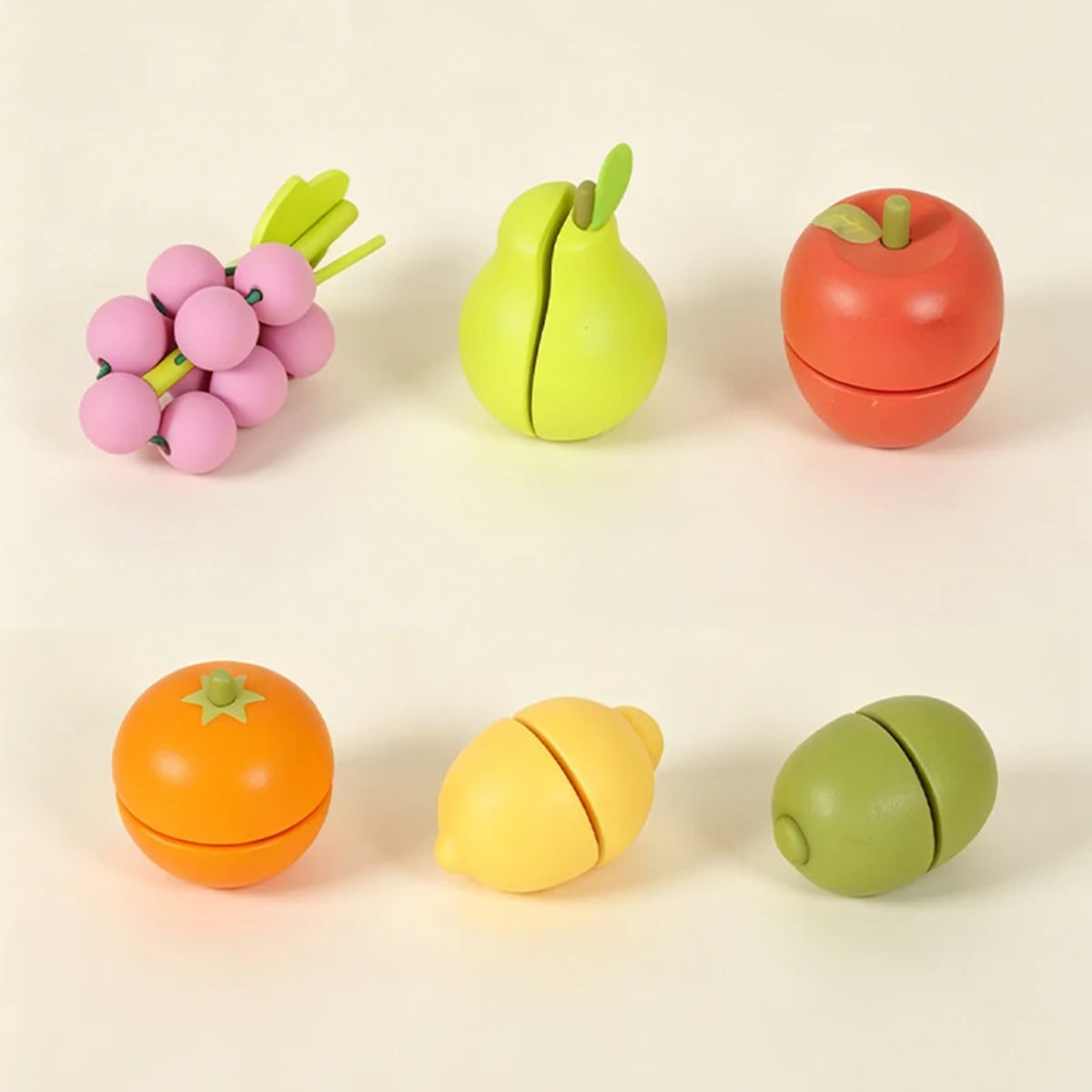 Jessruly® Wooden Cutting Fruit & Vegetable Set