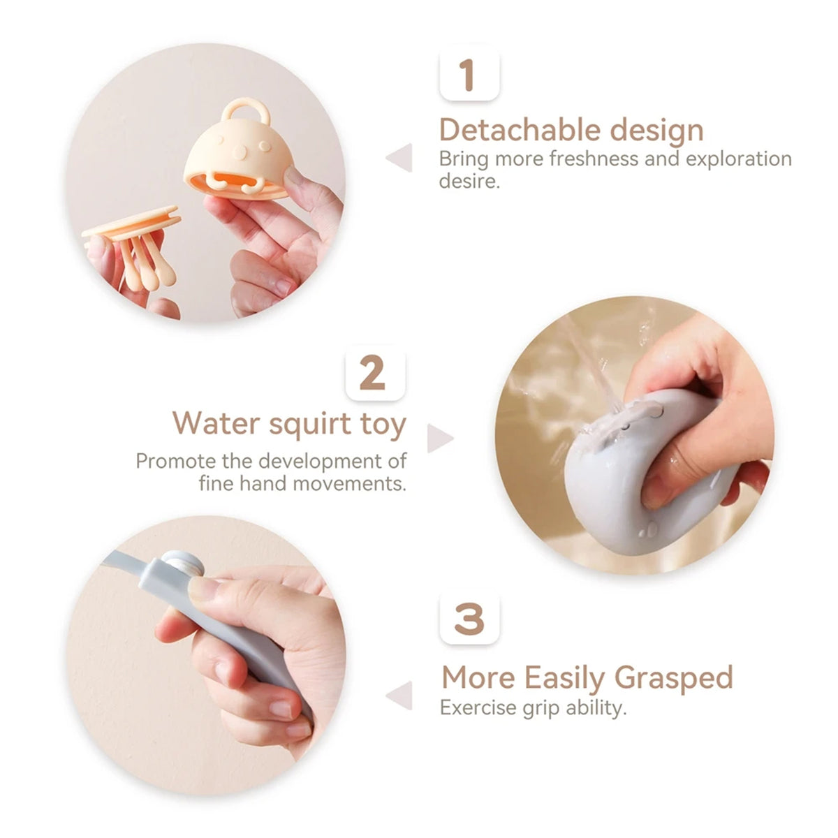 Jessruly® Silicone Fishing Game Bath Toys
