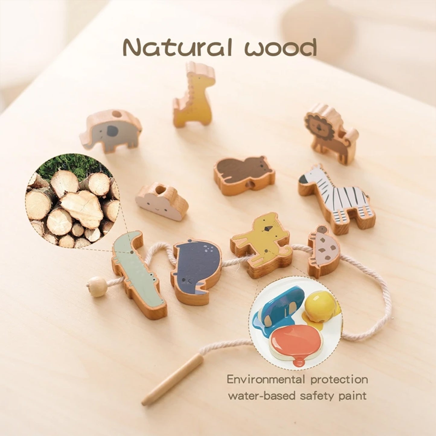 Jessruly® Jouet d'équilibre en bois Waldorf – Jeu d'empilage et de tri d'arbres, Jouet d'apprentissage Montessori, Arbres empilables sensoriels pour le jeu créatif