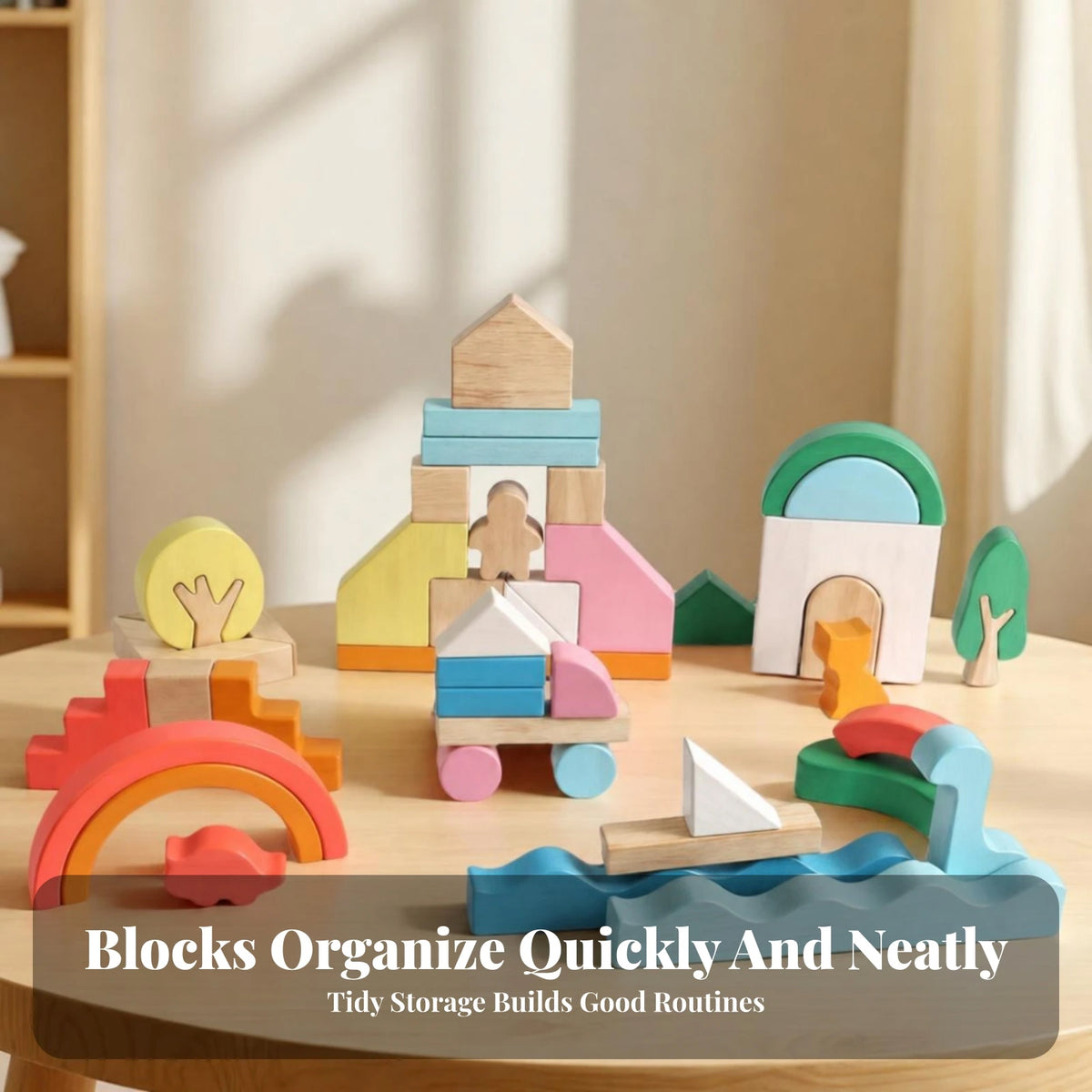 Jessruly® Wooden Block Puzzle Toy