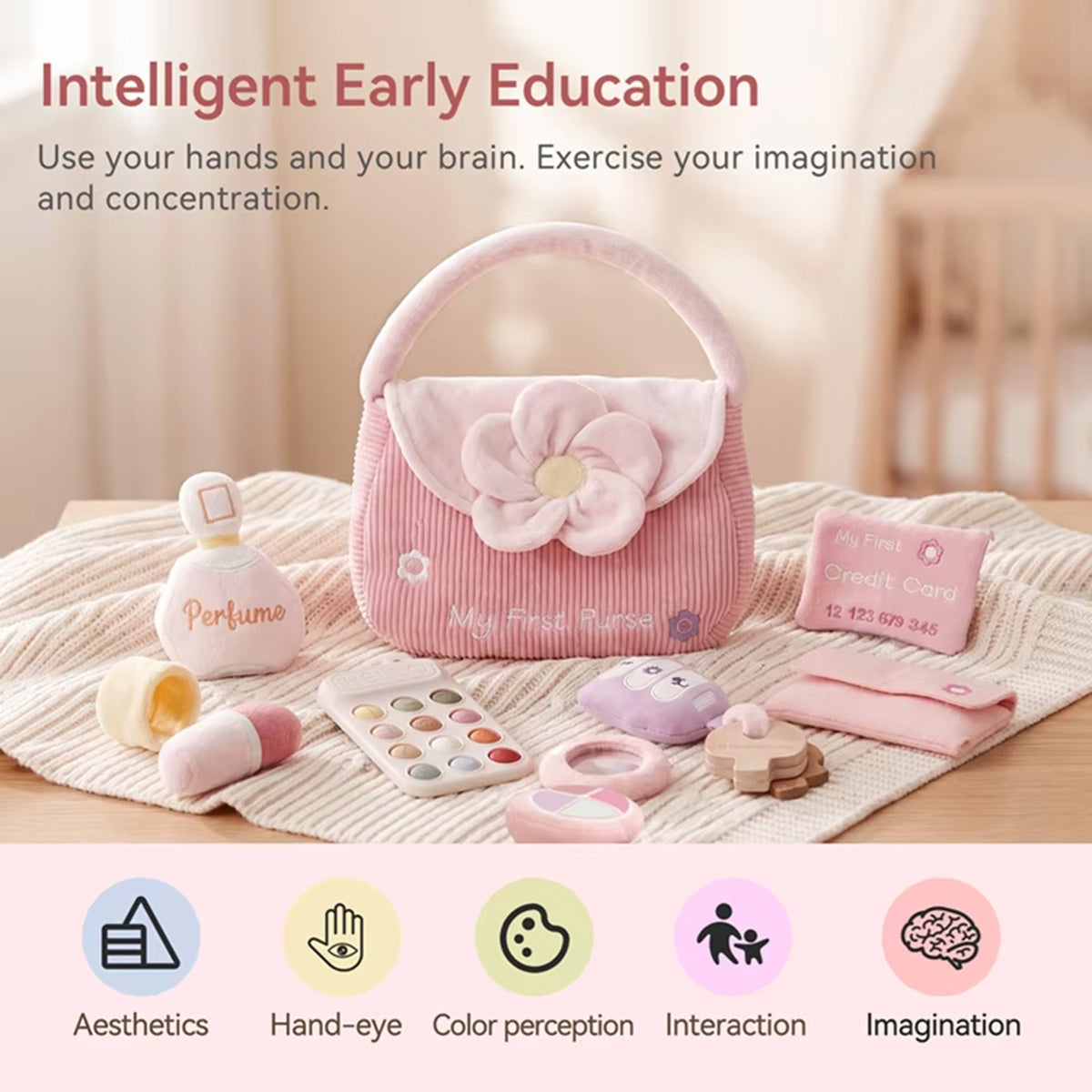 Jessruly® Princess Washable Pretend Play Cosmetic Set