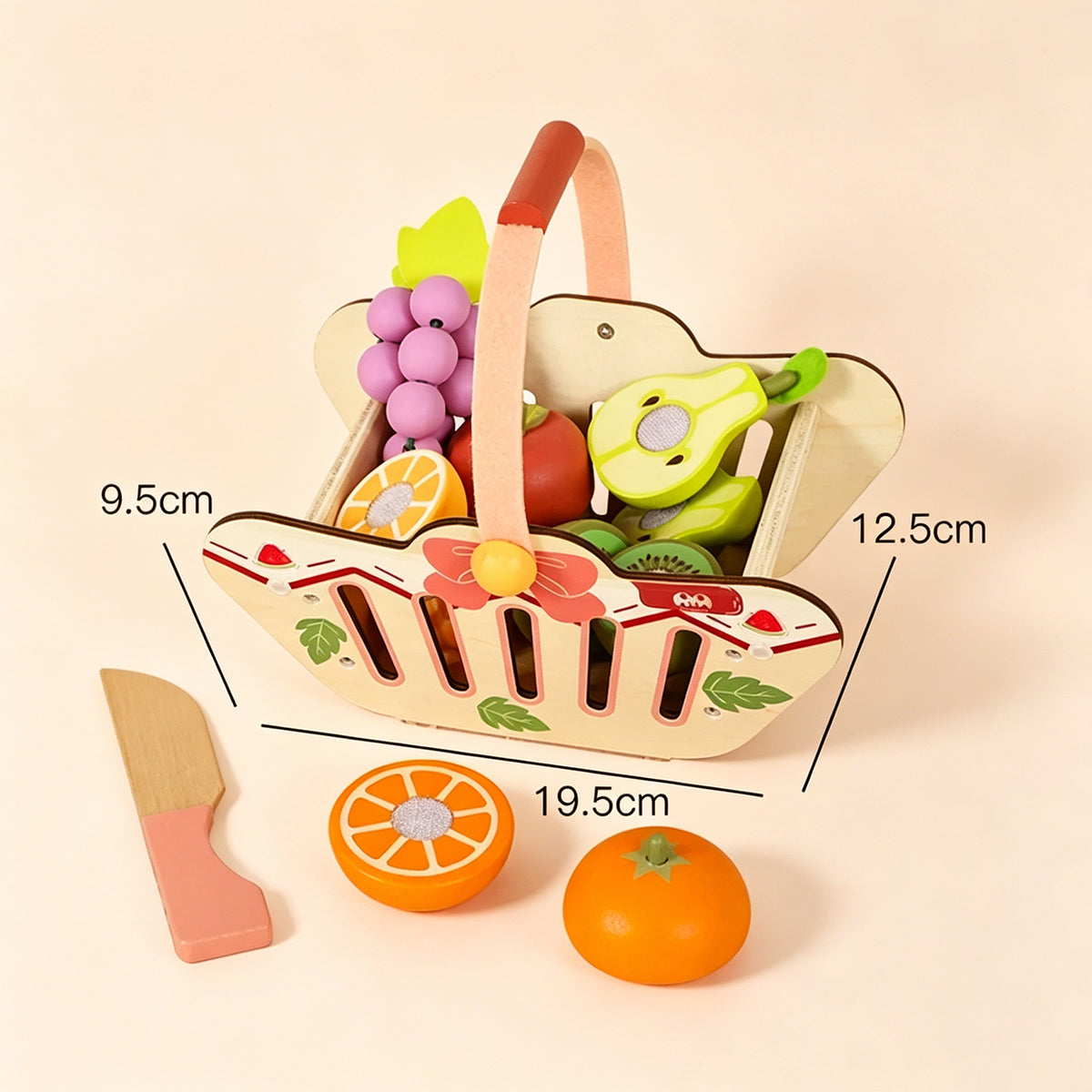 Jessruly® Wooden Cutting Fruit & Vegetable Set