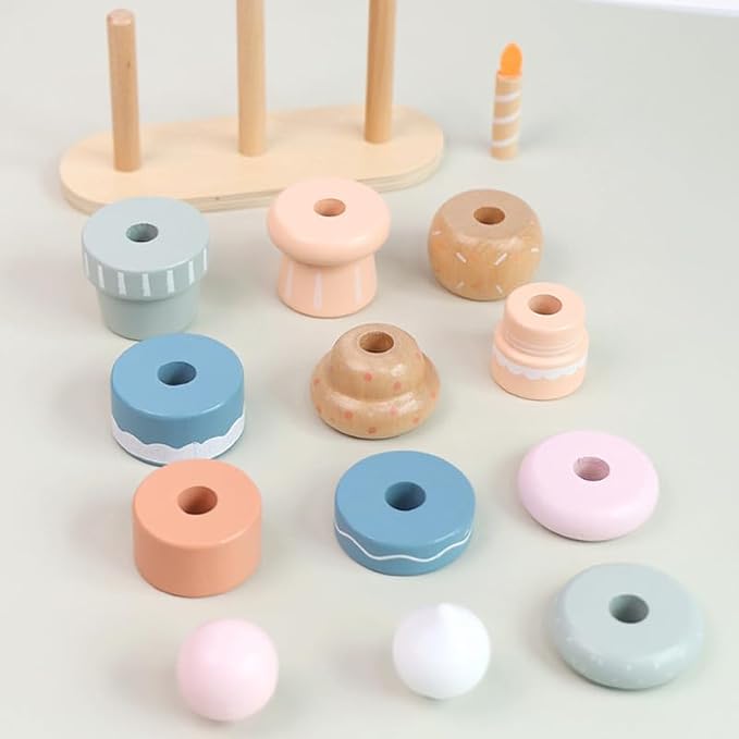 Jessruly® Wooden Pretend Play Dessert Set