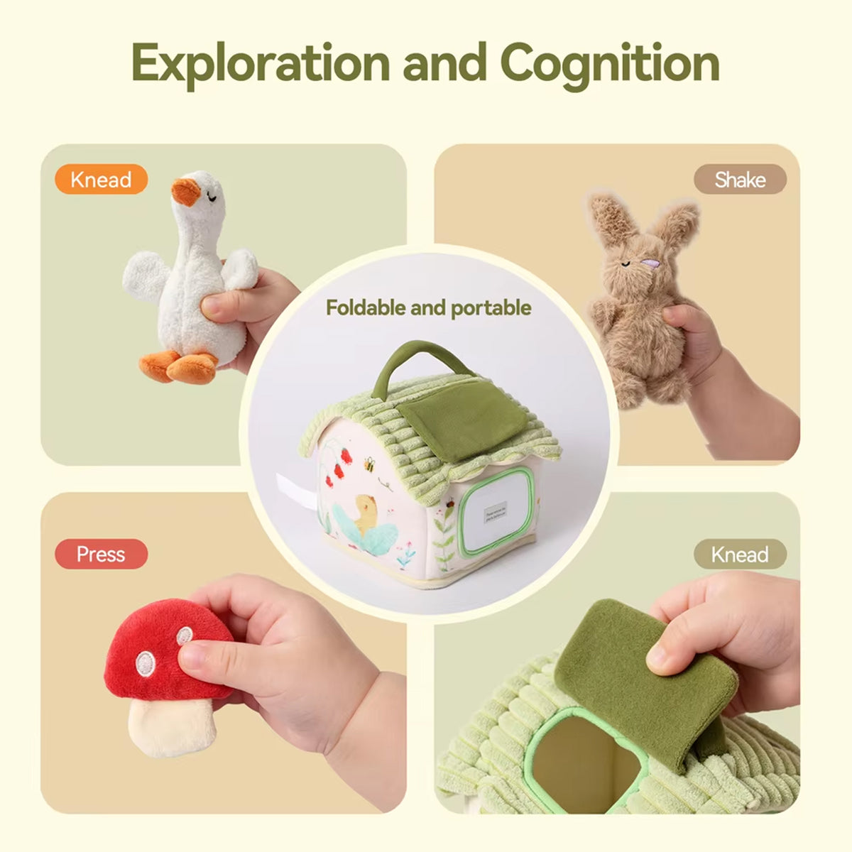 Jessruly® Soft Cotton Sensory Squeeze Toy Set