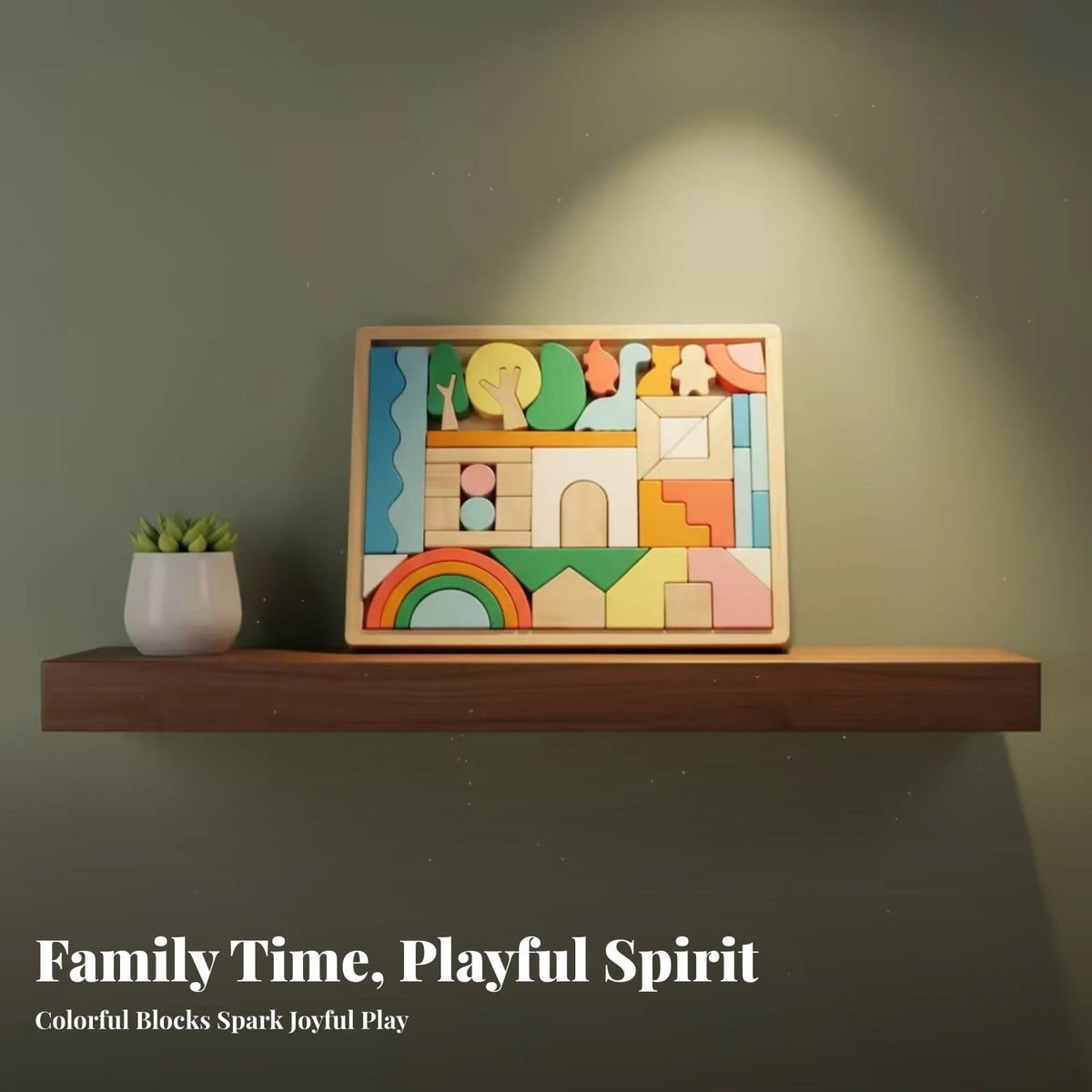 Jessruly® Wooden Block Puzzle Toy