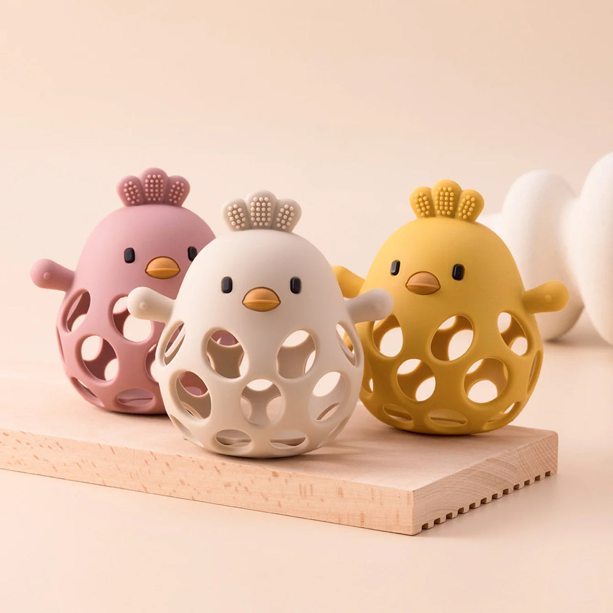 Jessruly® Pacifier Clip & Silicone Teether Glove