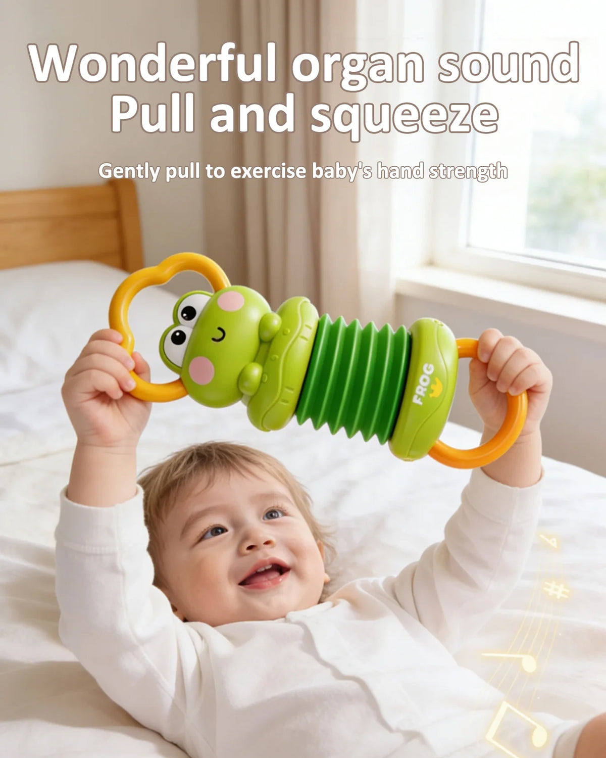 Jessruly® Themed Kid Accordion – Pull, Play & Boogie Musical Activity Toy for Stroller