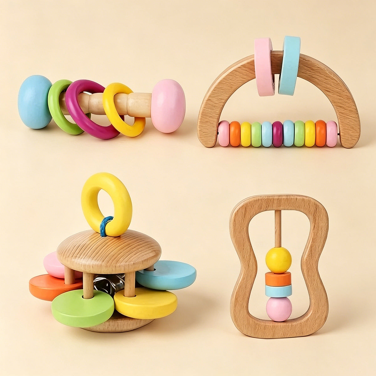 Jessruly® 4Pcs Early Education Toys Set