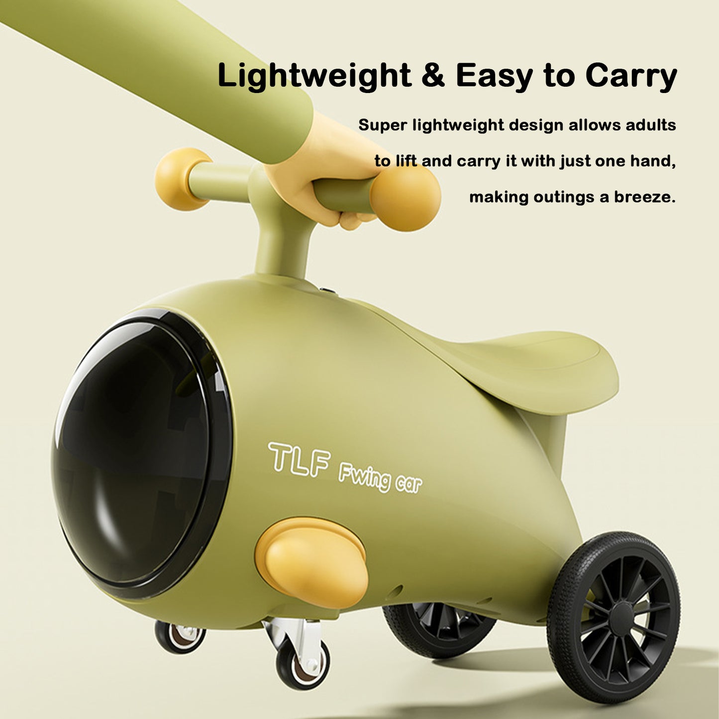 Jessruly® Voiture culbuto avion – Véhicule porteur interactif avec lumières et musique, voiture tamponneuse électrique au design amusant