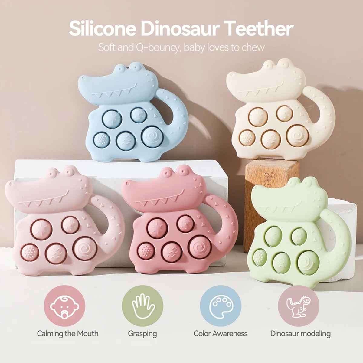 Jessruly® Silicone Simple Dimple Fidget Toy