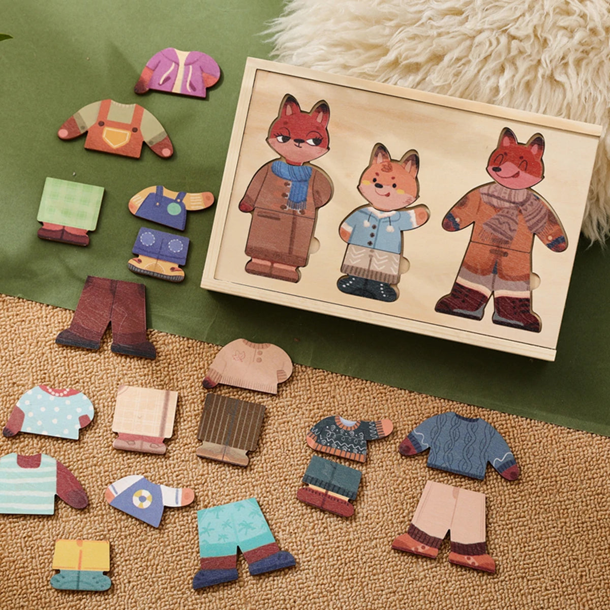 Jessruly® 3D Wooden Animal Jigsaw Puzzles