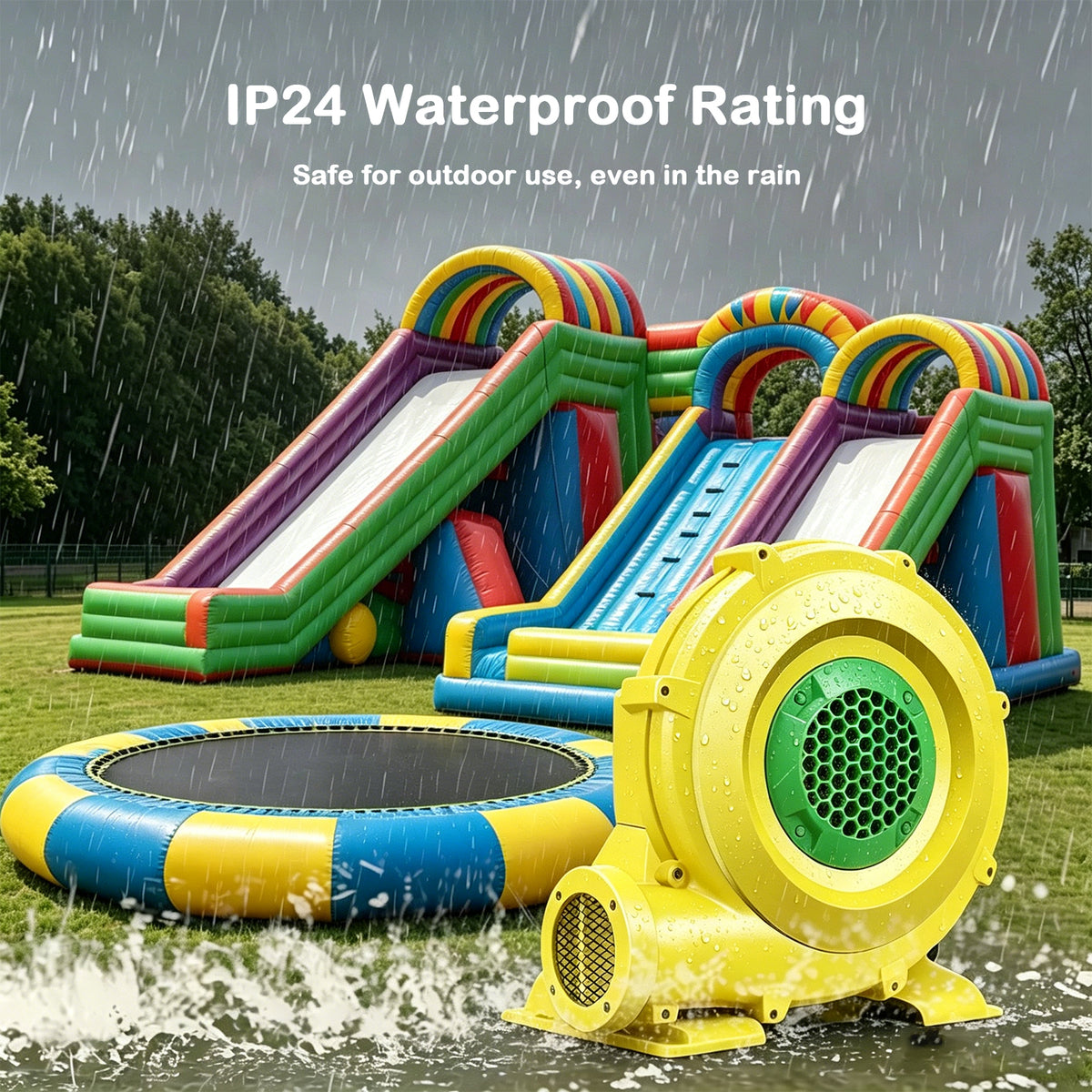 Jessruly® Inflatable Blower – High-Performance Electric Air Pump for Bouncy Castles