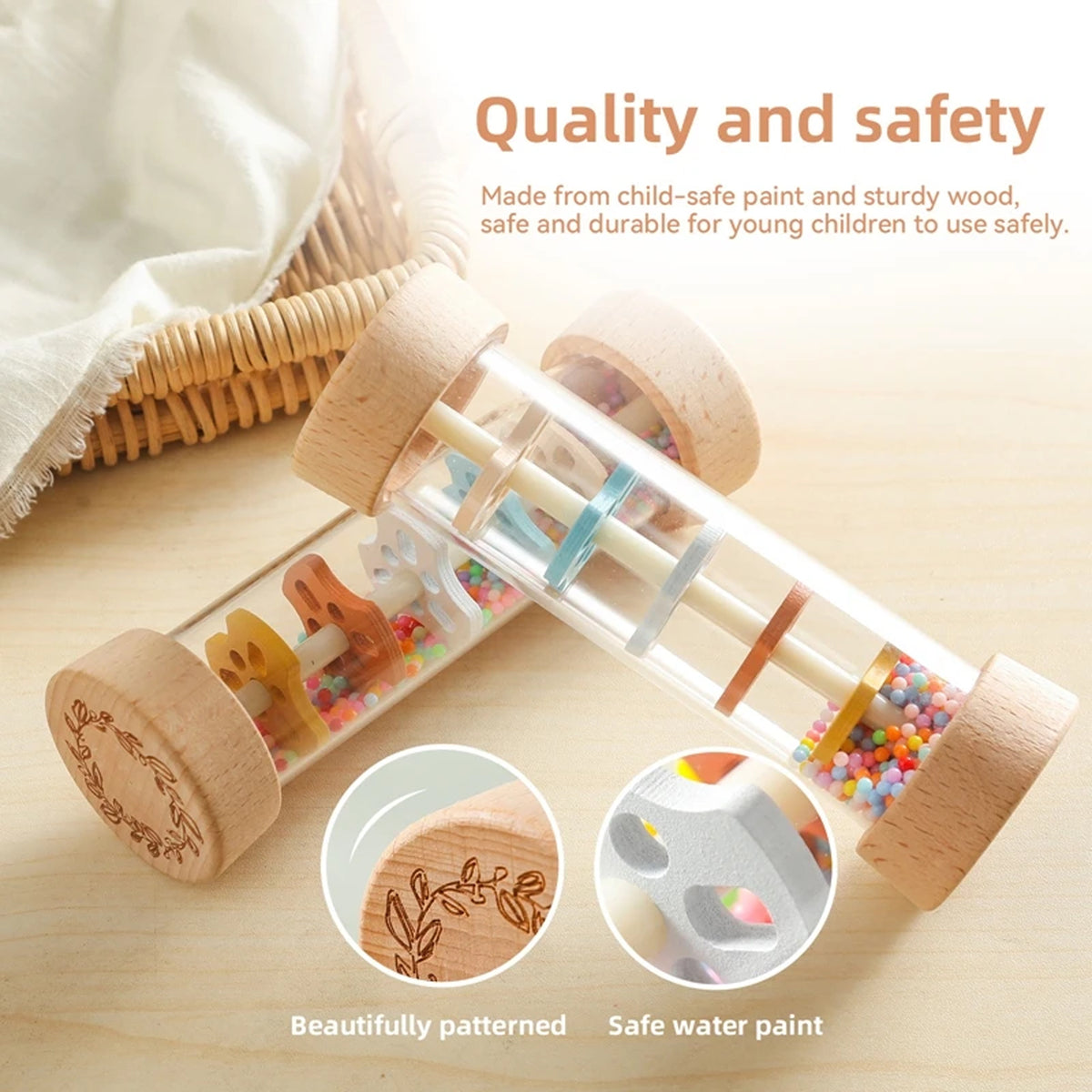 Jessruly® Wooden Rain Stick