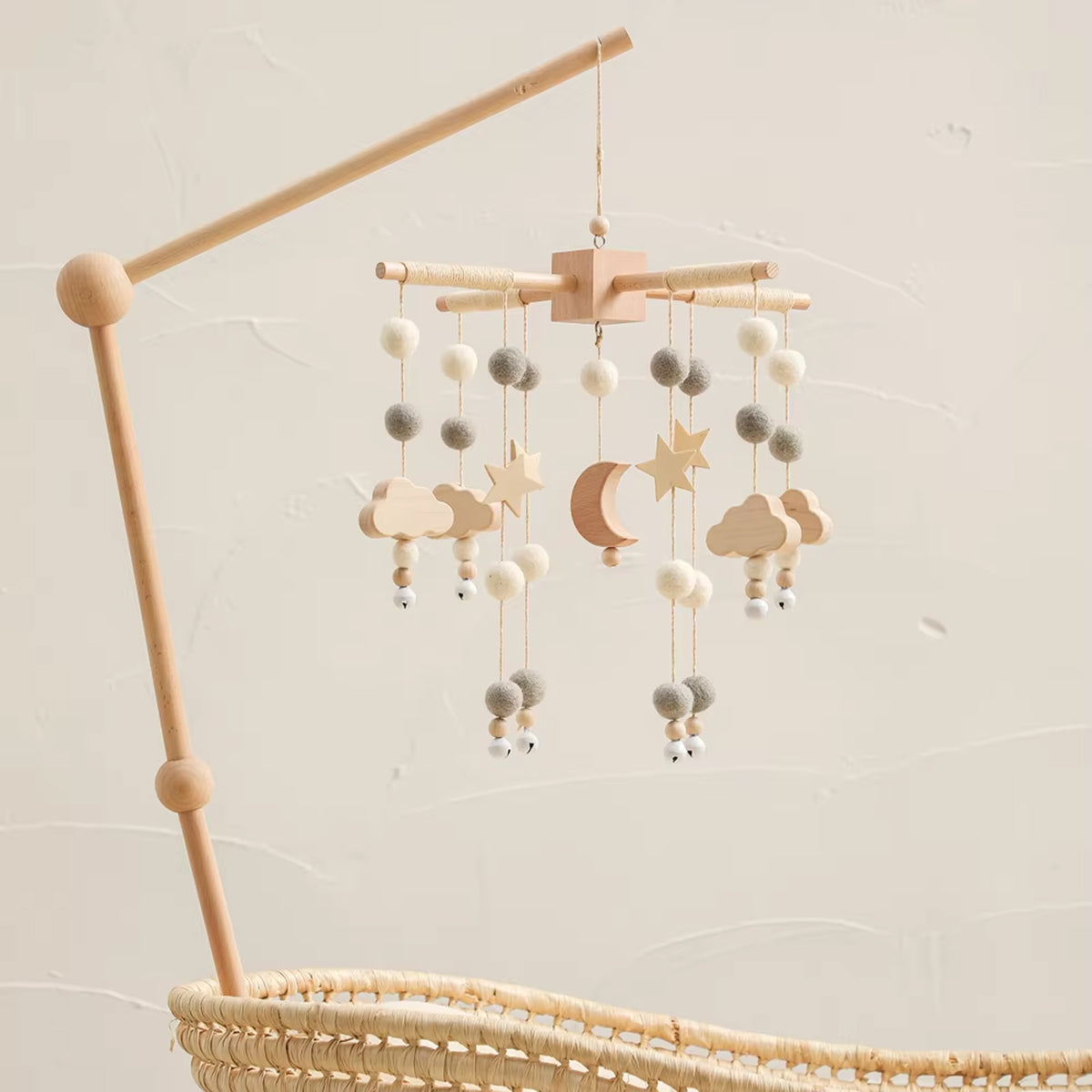 Jessruly® Baby Crib Nursery Mobile Star Moon