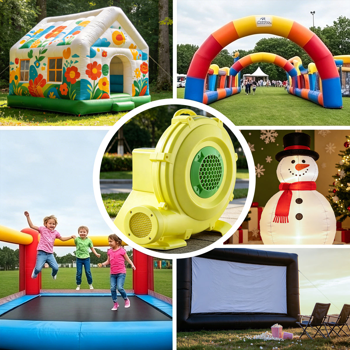 Jessruly® Inflatable Blower – High-Performance Electric Air Pump for Bouncy Castles